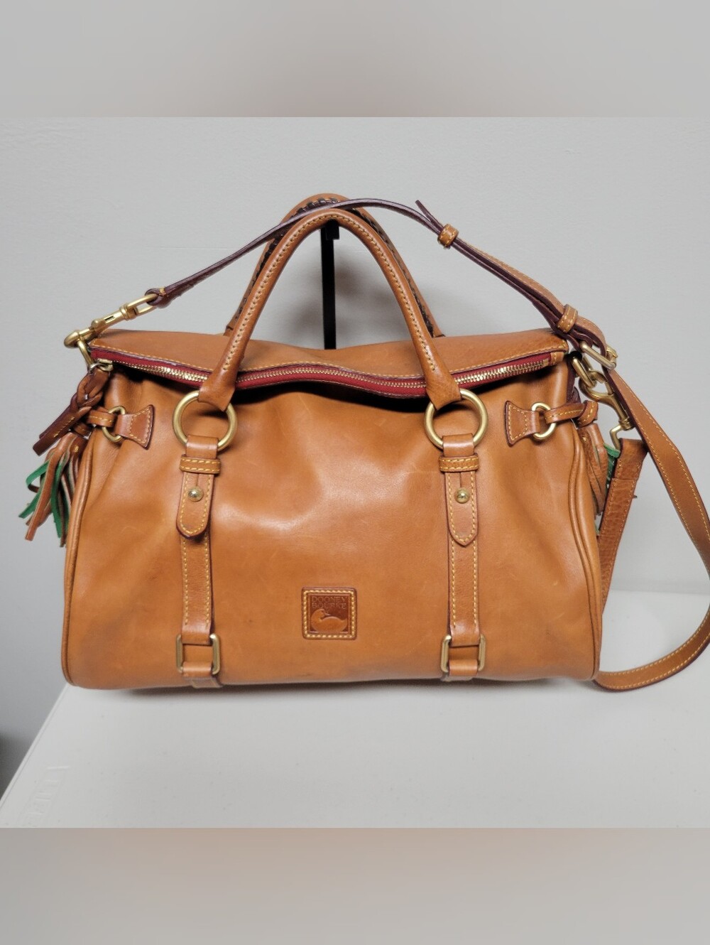 Dooney & Bourke Florentine Leather Satchel.